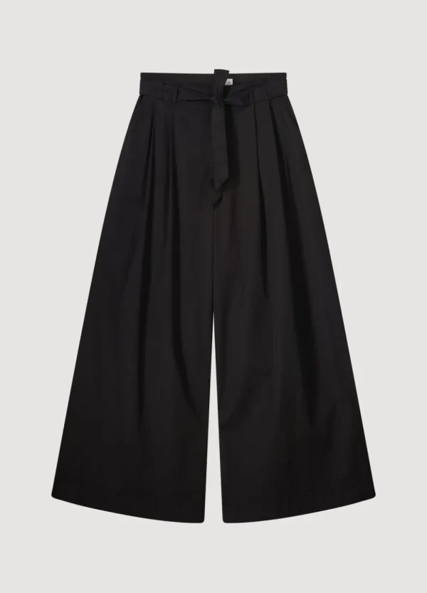 Vrouwen Summum Woman Broeken & Jumpsuits | Palazzo Broek Met Ceintuur