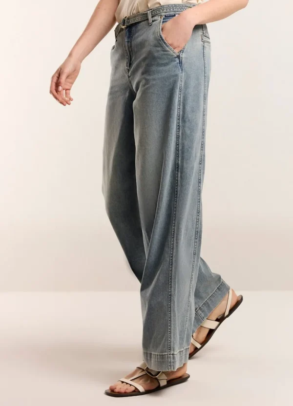 Vrouwen Summum Woman Broeken & Jumpsuits | Palazzo Jeans