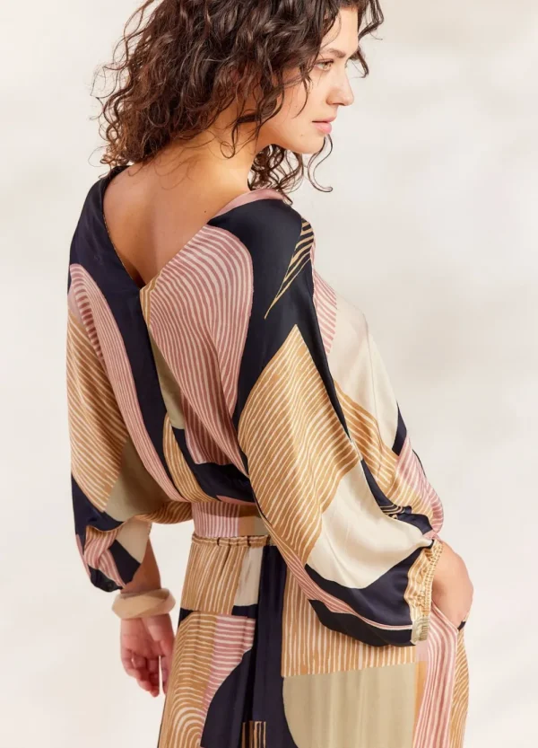 Vrouwen Summum Woman Tops & T-Shirts | Reversible Top Met Print