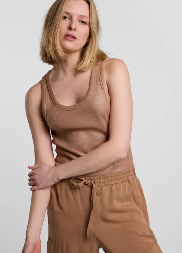 Vrouwen Summum Woman Tops & T-Shirts | Rib Tanktop