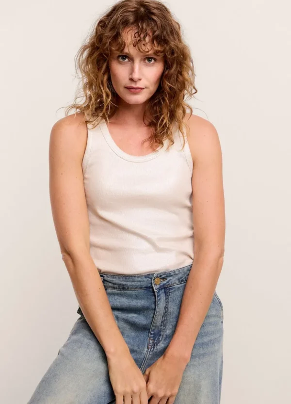 Vrouwen Summum Woman Tops & T-Shirts | Rib Tanktop