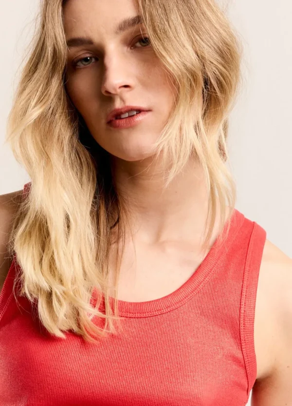 Vrouwen Summum Woman Tops & T-Shirts | Rib Tanktop