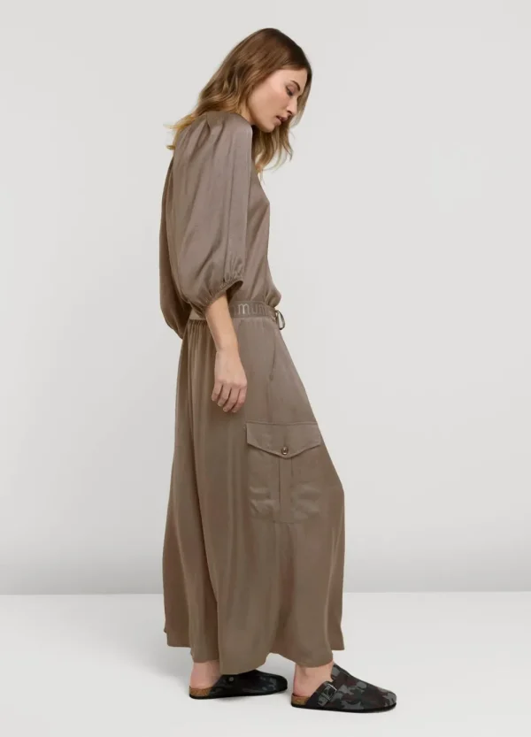 Vrouwen Summum Woman Tops & T-Shirts | Satijnen Top V-Hals