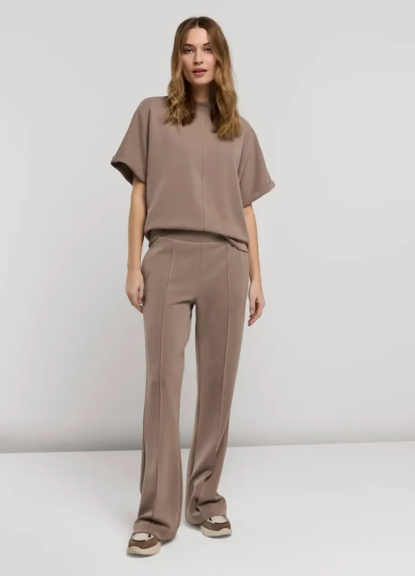 Vrouwen Summum Woman Tops & T-Shirts | Scuba Top Met Korte Mouw