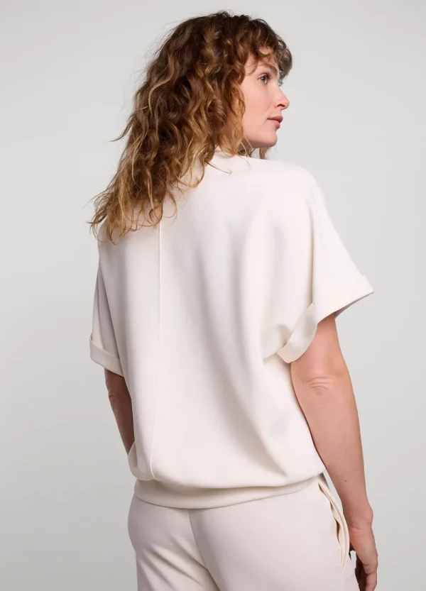 Vrouwen Summum Woman Tops & T-Shirts | Scuba Top Met Korte Mouw