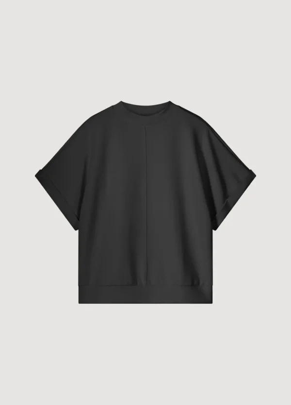 Vrouwen Summum Woman Tops & T-Shirts | Scuba Top Met Korte Mouw