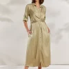 Vrouwen Summum Woman Jurken | Silky Touch Doorknoopjurk