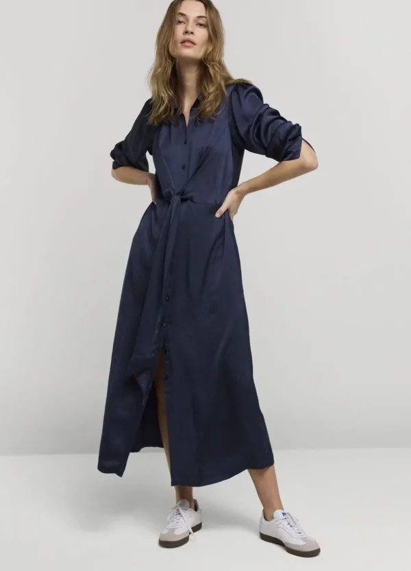 Vrouwen Summum Woman Jurken | Silky Touch Doorknoopjurk