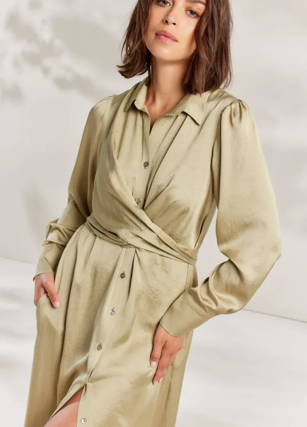 Vrouwen Summum Woman Jurken | Silky Touch Doorknoopjurk