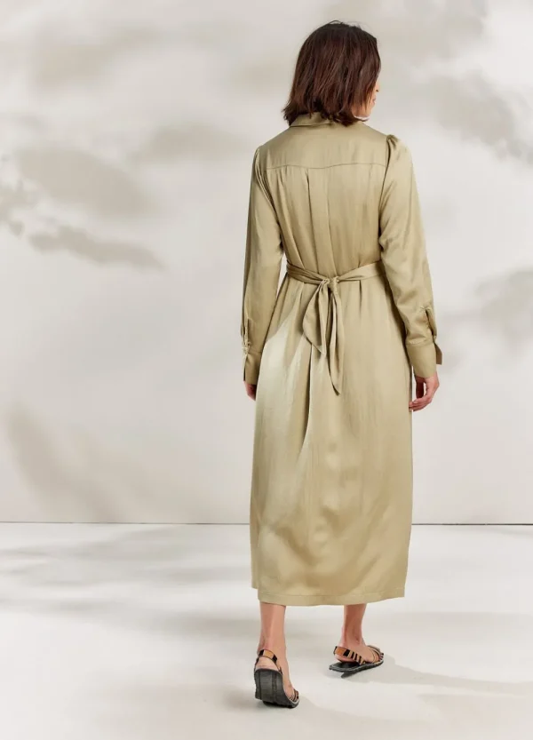 Vrouwen Summum Woman Jurken | Silky Touch Doorknoopjurk
