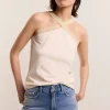 Vrouwen Summum Woman Tops & T-Shirts | Singlet Gekruiste Halslijn