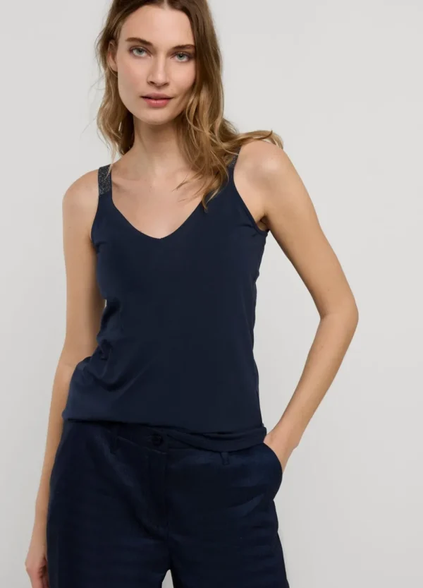 Vrouwen Summum Woman Tops & T-Shirts | Singlet: Omkeerbaar