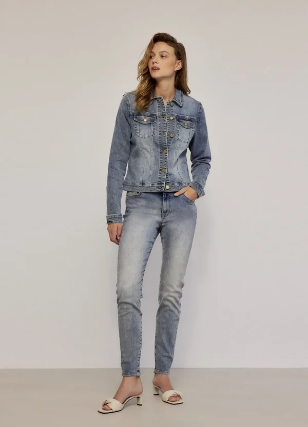 Vrouwen Summum Woman Broeken & Jumpsuits | Skinny Blue Daze Nova