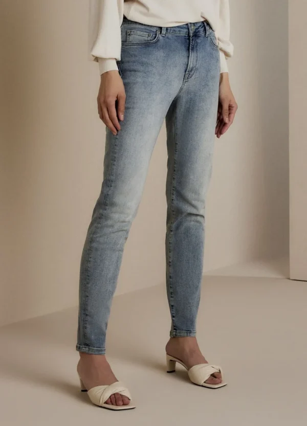 Vrouwen Summum Woman Broeken & Jumpsuits | Skinny Blue Daze Nova