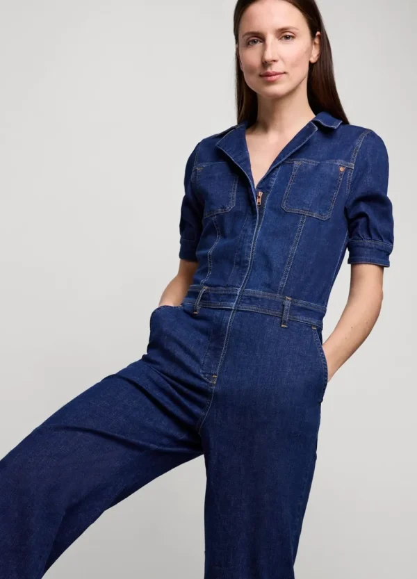 Vrouwen Summum Woman Broeken & Jumpsuits | Slim Fit Denim Jumpsuit