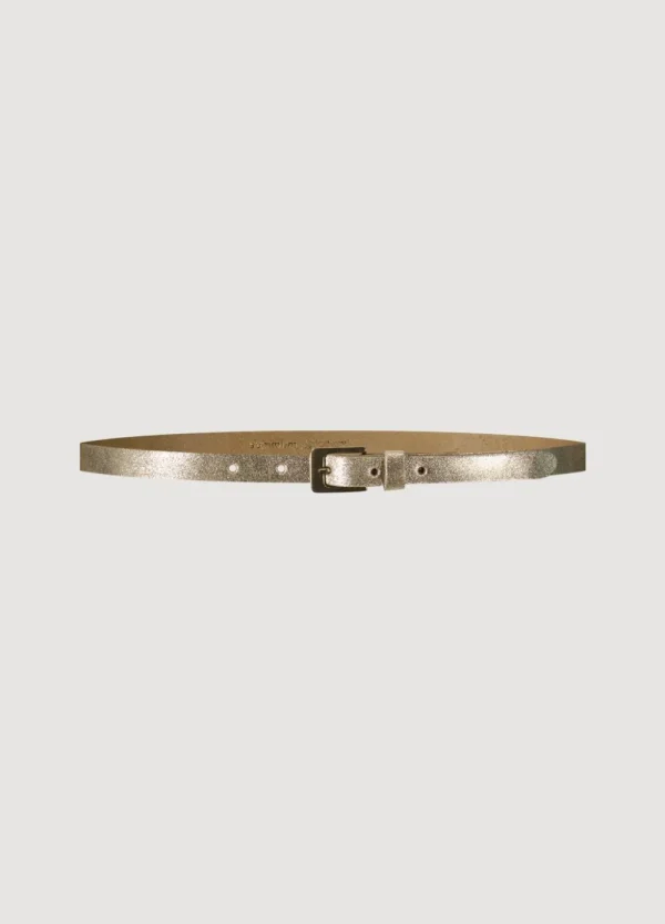 Vrouwen Summum Woman Accessoires | Smalle Metallic Riem