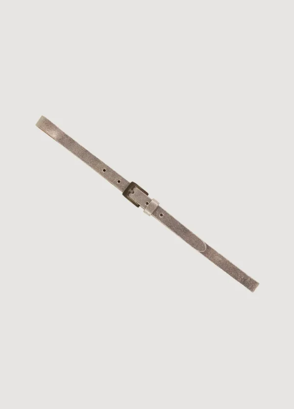 Vrouwen Summum Woman Accessoires | Smalle Metallic Riem