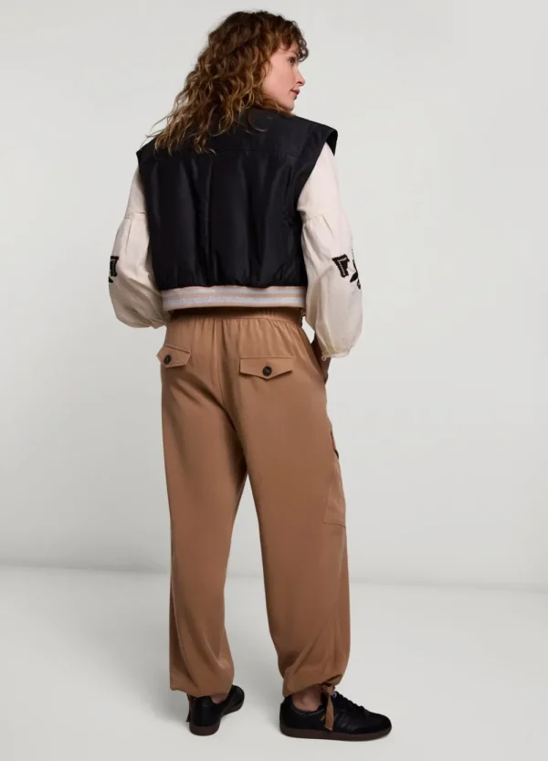 Vrouwen Summum Woman Broeken & Jumpsuits | Soepelvallende Cargobroek