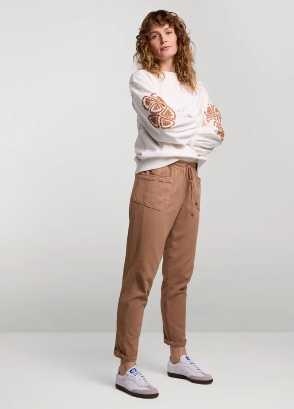 Vrouwen Summum Woman Broeken & Jumpsuits | Soepelvallende Chino