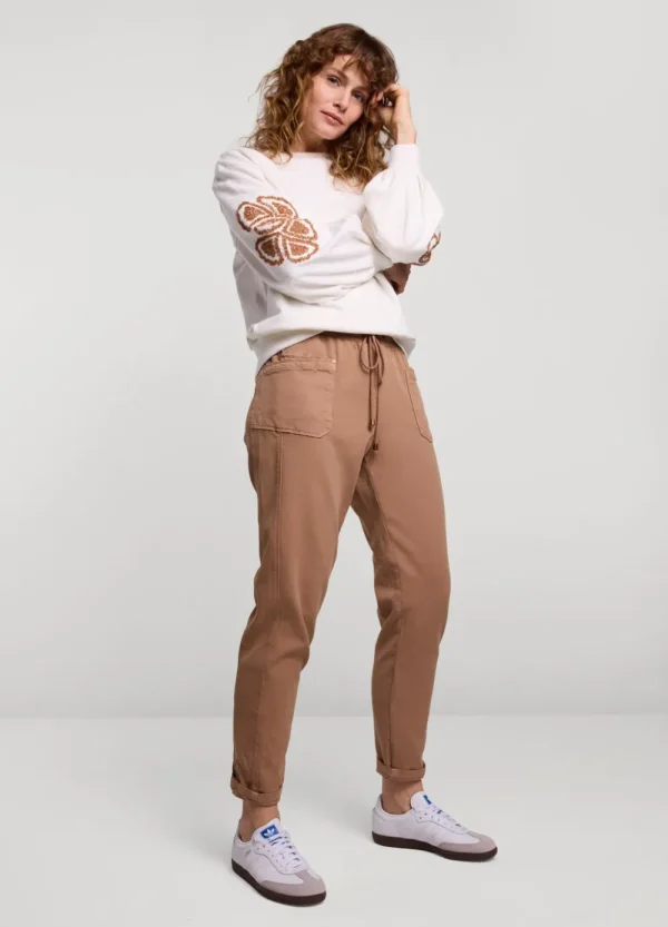 Vrouwen Summum Woman Broeken & Jumpsuits | Soepelvallende Chino