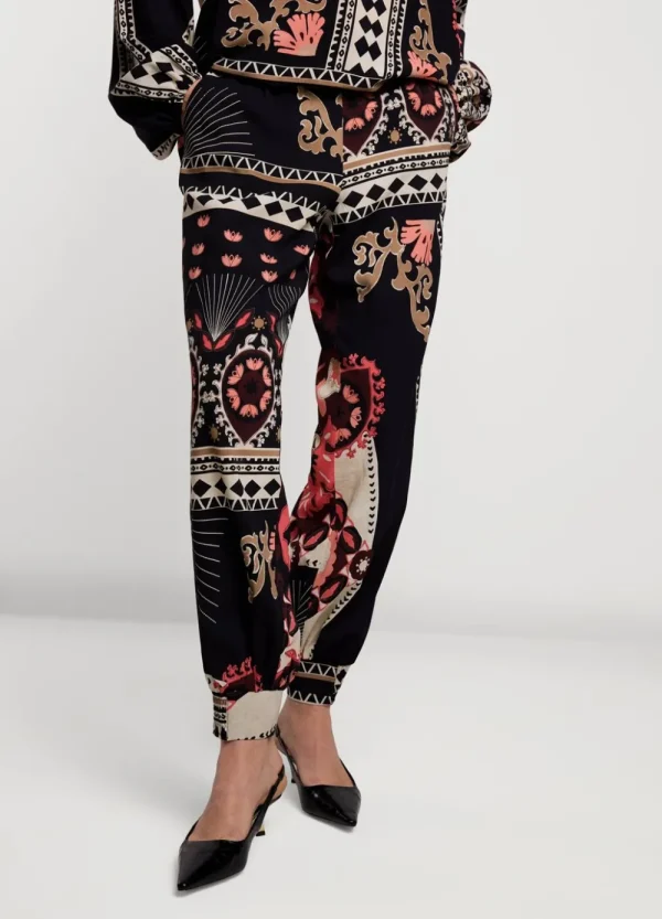 Vrouwen Summum Woman Broeken & Jumpsuits | Soepelvallende Pofbroek