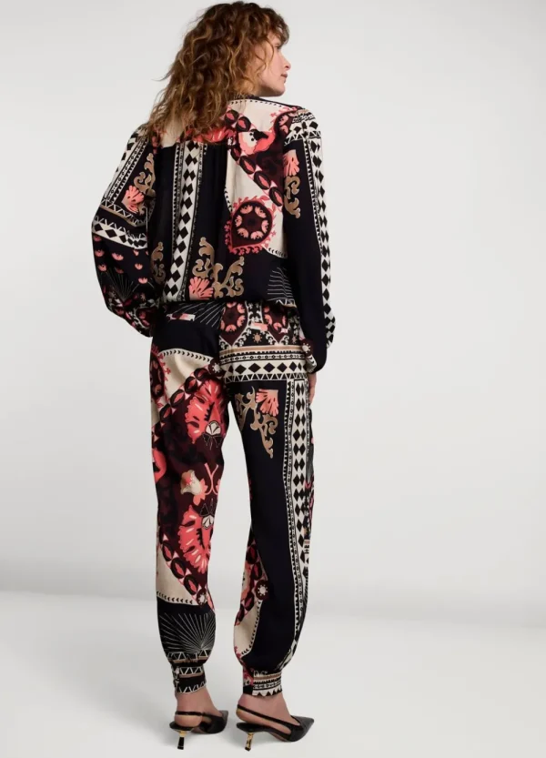 Vrouwen Summum Woman Broeken & Jumpsuits | Soepelvallende Pofbroek