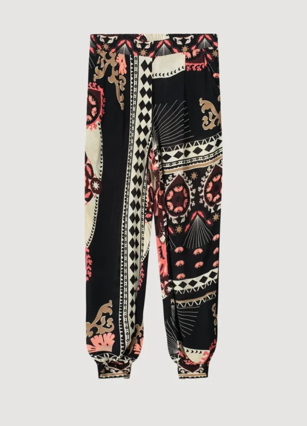 Vrouwen Summum Woman Broeken & Jumpsuits | Soepelvallende Pofbroek
