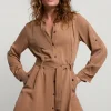 Vrouwen Summum Woman Jurken | Stoere Doorknoopjurk