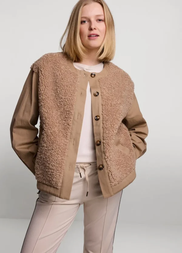 Vrouwen Summum Woman Jassen | Stoere Teddy Jas