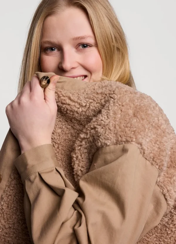 Vrouwen Summum Woman Jassen | Stoere Teddy Jas