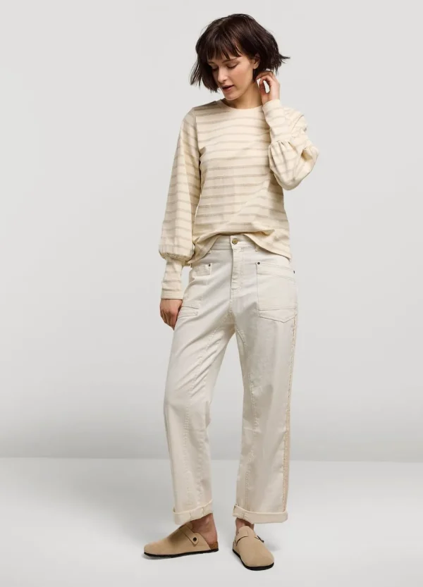 Vrouwen Summum Woman Truien & Vesten | Streepjes Sweater