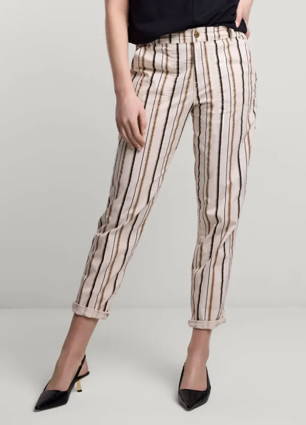 Vrouwen Summum Woman Broeken & Jumpsuits | Streepjesbroek