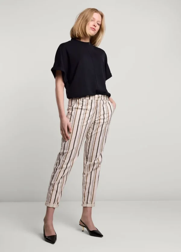 Vrouwen Summum Woman Broeken & Jumpsuits | Streepjesbroek
