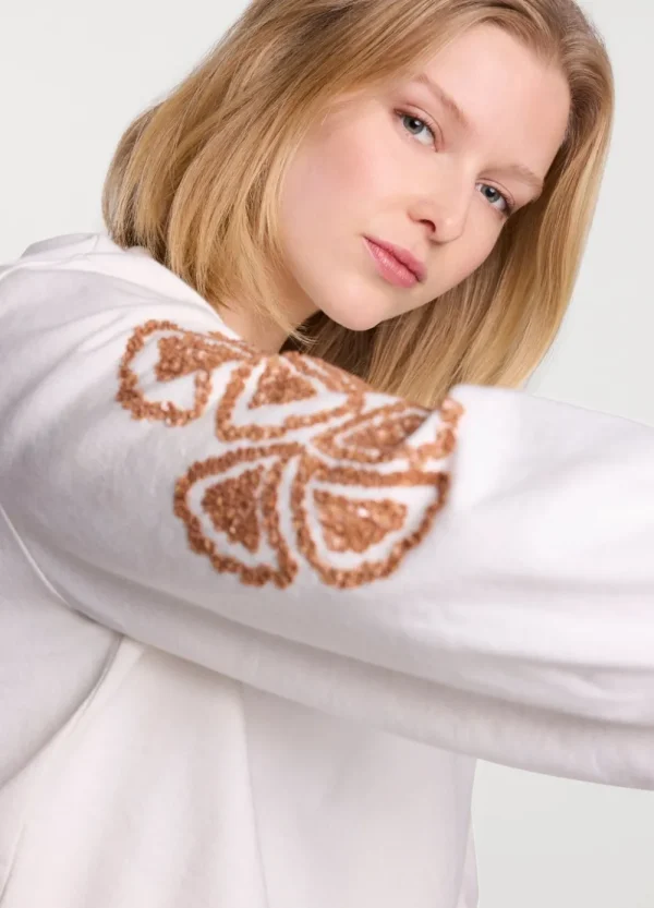 Vrouwen Summum Woman Truien & Vesten | Sweater Met Pailletten