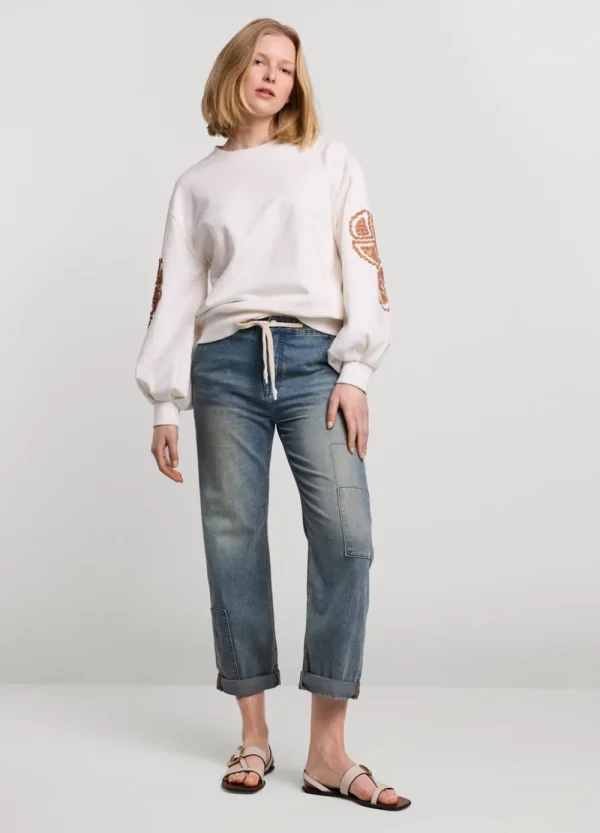 Vrouwen Summum Woman Truien & Vesten | Sweater Met Pailletten