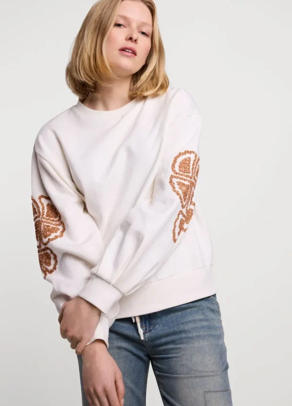 Vrouwen Summum Woman Truien & Vesten | Sweater Met Pailletten