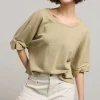 Vrouwen Summum Woman Truien & Vesten | Sweater Opgerolde Mouw
