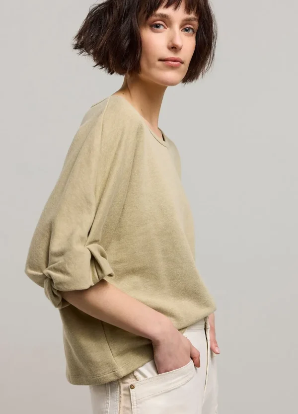 Vrouwen Summum Woman Truien & Vesten | Sweater Opgerolde Mouw