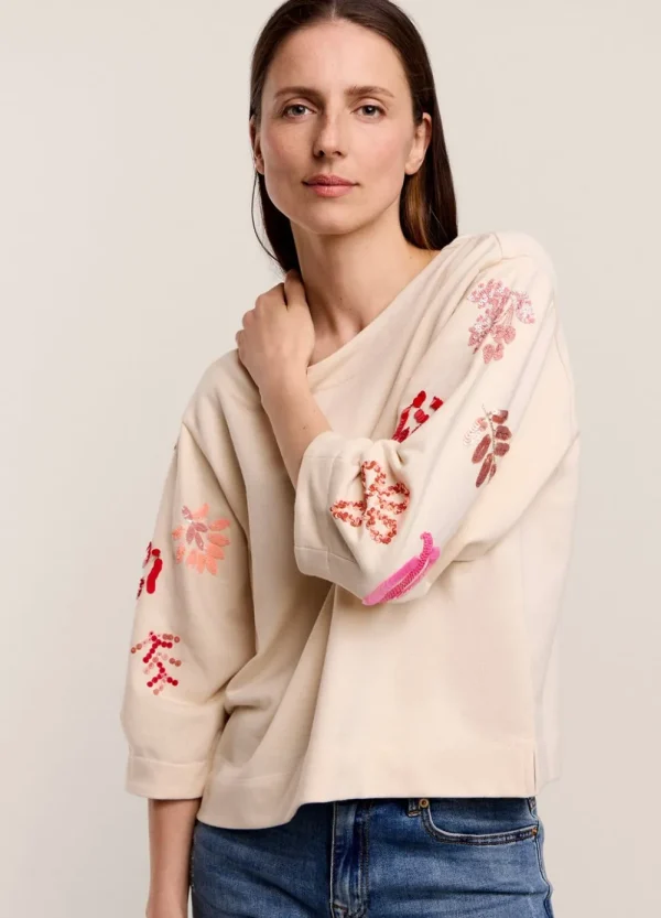 Vrouwen Summum Woman Truien & Vesten | Sweatshirt Met Pailletten