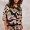 Vrouwen Summum Woman Tops & T-Shirts | Sweatshirt Waterverf