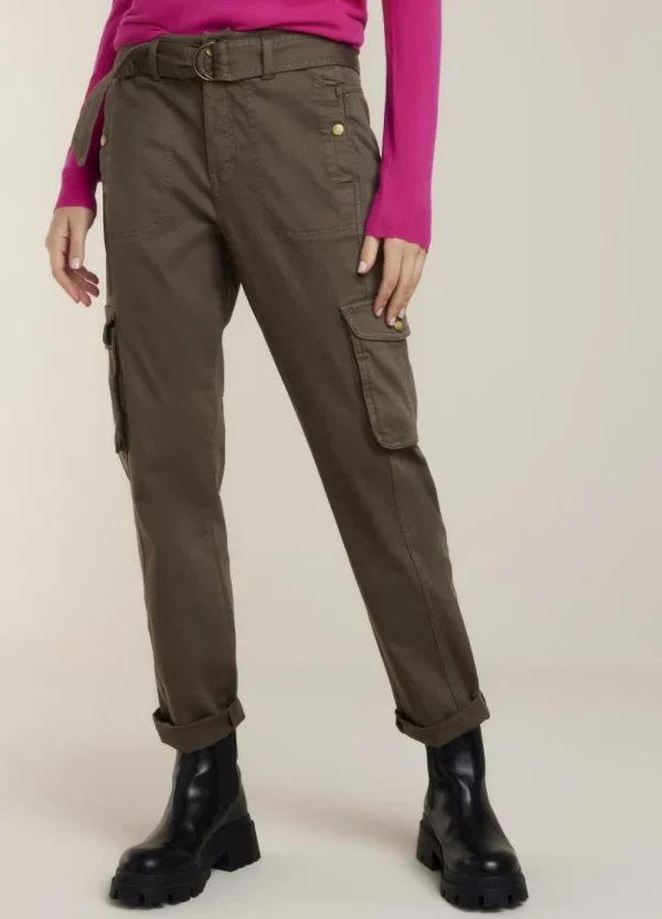 Vrouwen Summum Woman Broeken & Jumpsuits | Tapered Cargobroek