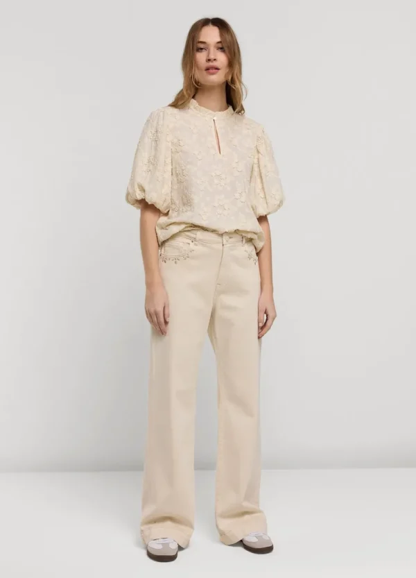 Vrouwen Summum Woman Tops & T-Shirts | Top Met Bloemen