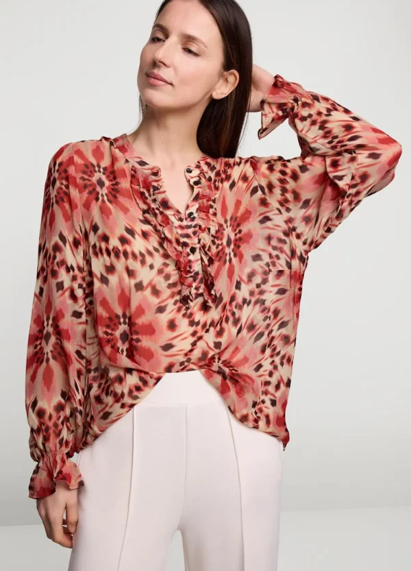 Vrouwen Summum Woman Blouses | Top Met Dubbele Ruches