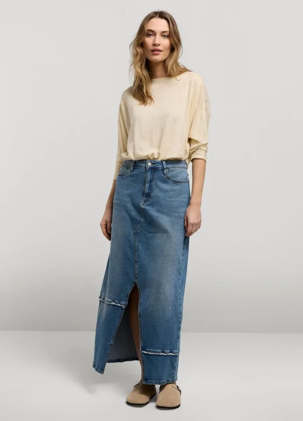 Vrouwen Summum Woman Tops & T-Shirts | Top Met Kanten Mouw