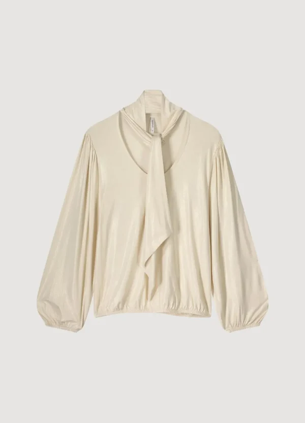 Vrouwen Summum Woman Tops & T-Shirts | Top Met Losse Sjaal