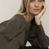 Vrouwen Summum Woman Tops & T-Shirts | Top Met Opvallende Mouw