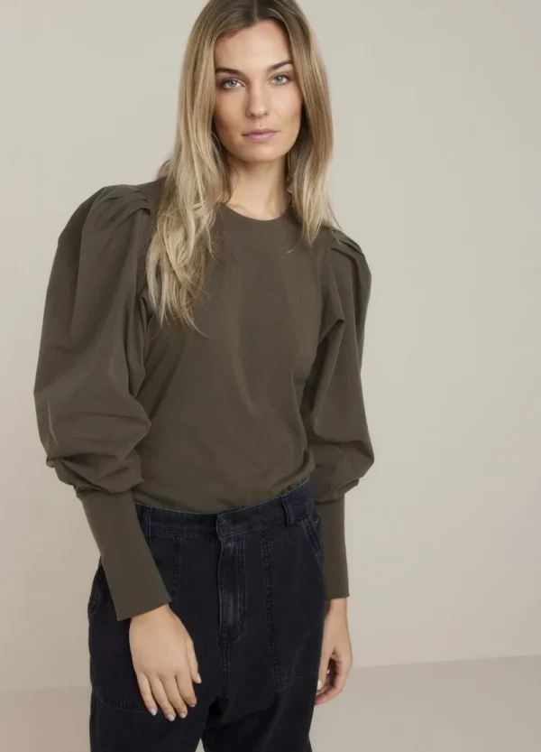 Vrouwen Summum Woman Tops & T-Shirts | Top Met Opvallende Mouw