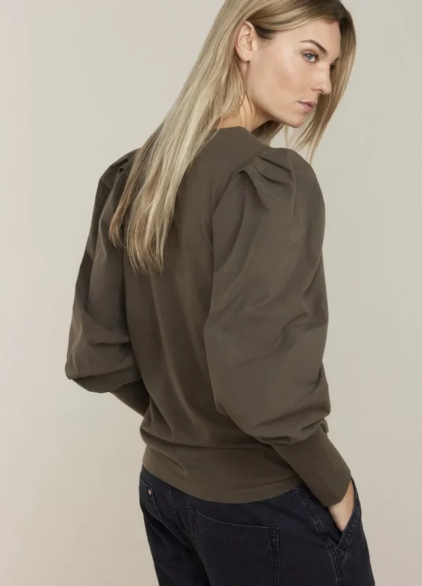 Vrouwen Summum Woman Tops & T-Shirts | Top Met Opvallende Mouw