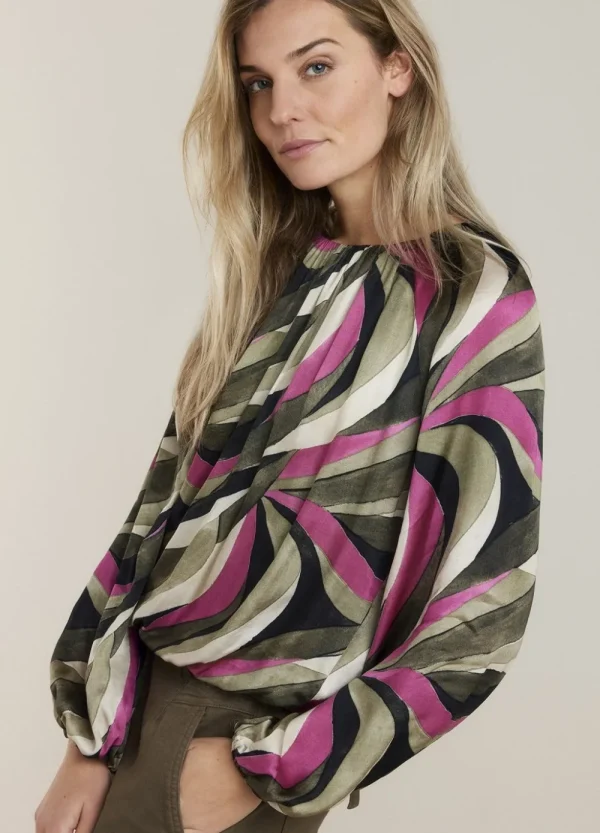 Vrouwen Summum Woman Blouses | Top Met Pofmouw