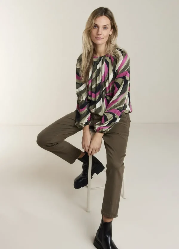 Vrouwen Summum Woman Blouses | Top Met Pofmouw